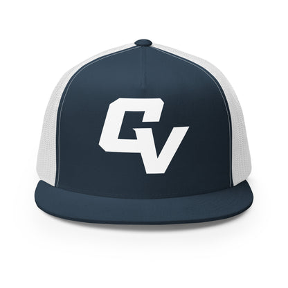 Performance | 5 Panel Trucker Cap | Cumberland Valley Coyotes Football | Crest Logo