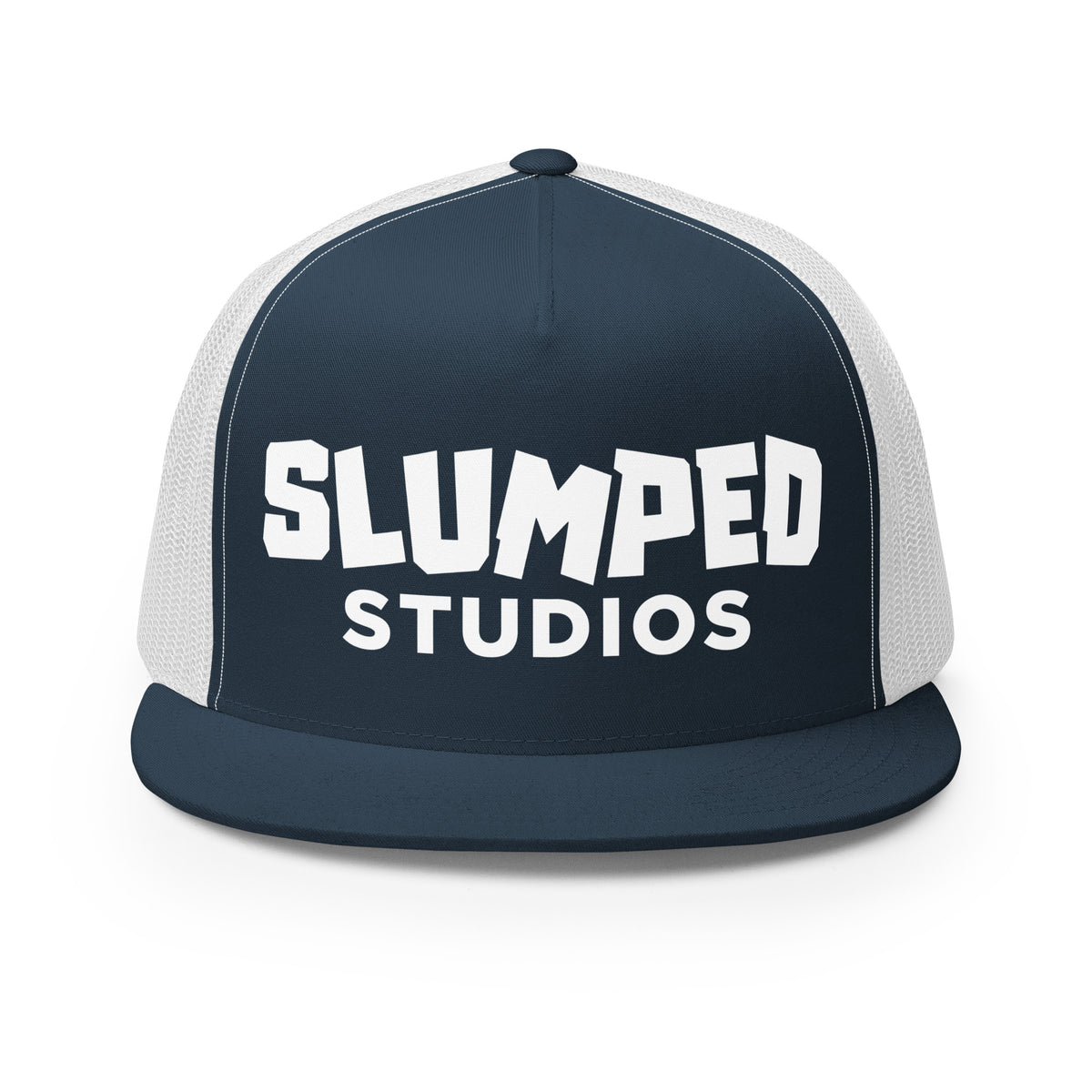 Performance | 5 Panel Trucker Cap | SlumpedStudios | Crest Logo
