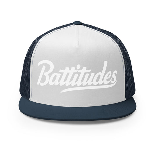 Performance | 5 Panel Trucker Cap | Battitudes | Script Logo