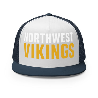 Performance | 5 Panel Trucker Cap | Northwest High School | Vikings Logo