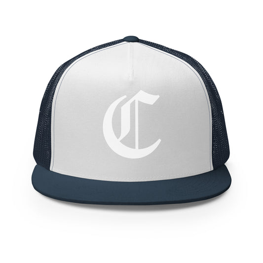 Performance | 5 Panel Trucker Cap | Connetquot Chiefs | Emblem Logo