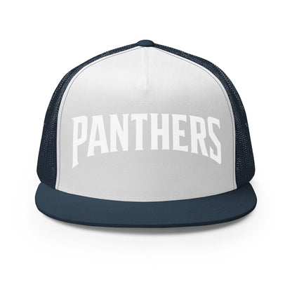 Performance | 5 Panel Trucker Cap | Central Falls Panthers | Script Logo