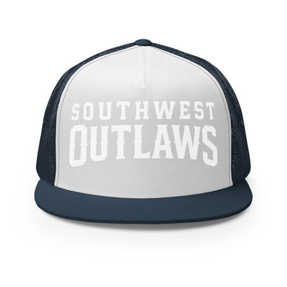 Performance | 5 Panel Trucker Cap | Southwest Outlaws | Crest Logo