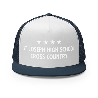Performance | 5 Panel Trucker Cap | St. Joseph High School - Cross Country | Vanguard Logo