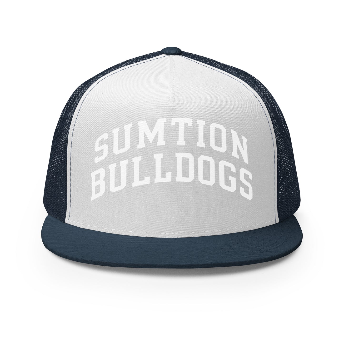 Performance | 5 Panel Trucker Cap | Sumtion bulldogs | Crest Logo