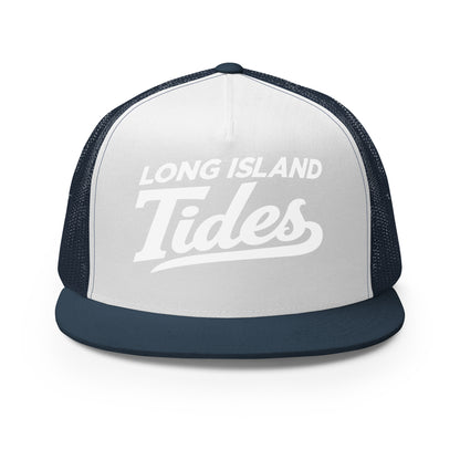 Performance | 5 Panel Trucker Cap | Long Island Tides Baseball | Vanguard Logo