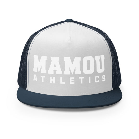 Performance | 5 Panel Trucker Cap | Mamou High School | Modern Script Logo