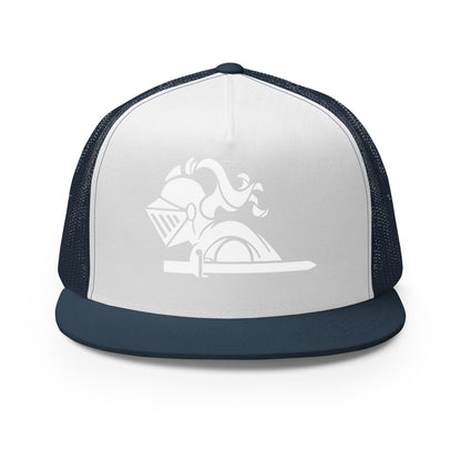 Performance | 5 Panel Trucker Cap | Kimball Cheer | Emblem Logo