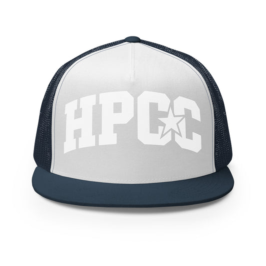 Performance | 5 Panel Trucker Cap | Hyde Park Cowboys | Emblem Logo