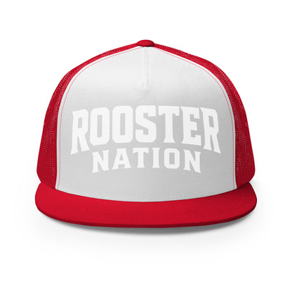 Performance | 5 Panel Trucker Cap | Rooster Nation | Shield Logo