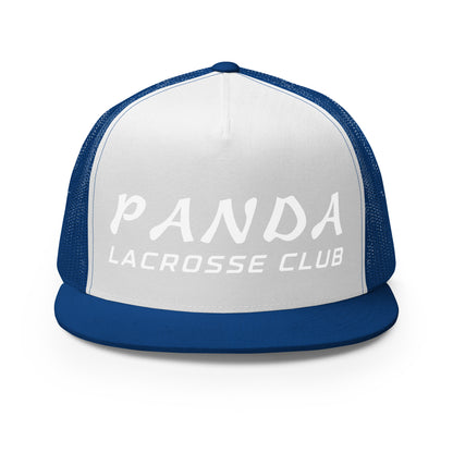 Performance | 5 Panel Trucker Cap | Panda Lacrosse Club | Crest Logo