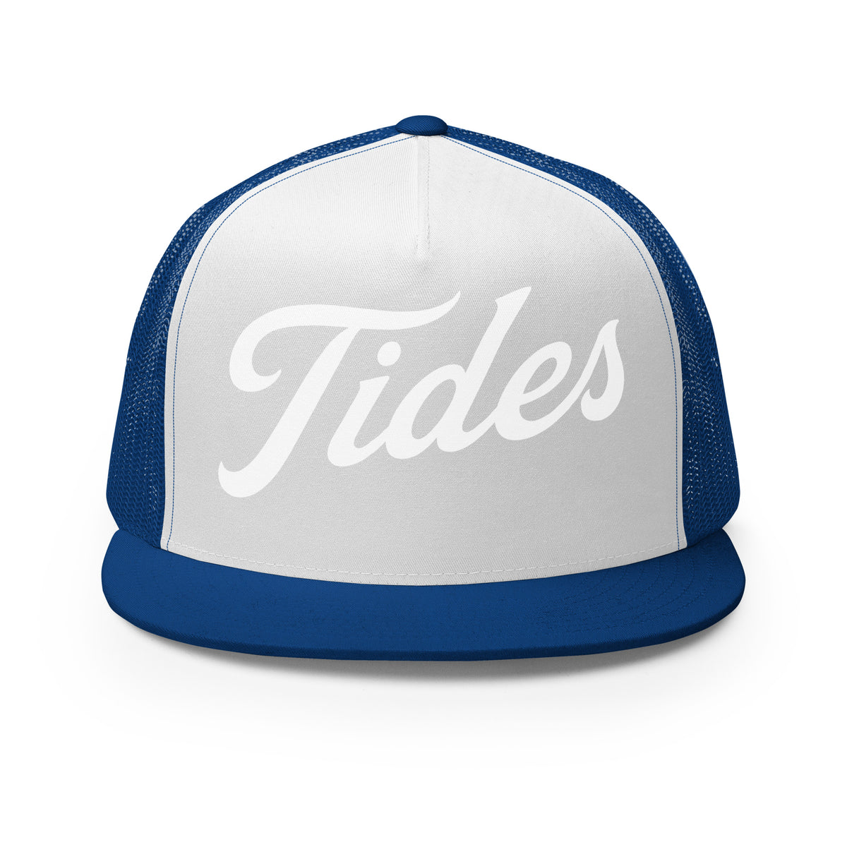 Performance | 5 Panel Trucker Cap | Long Island Tides Baseball | Athletics Logo