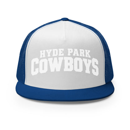Performance | 5 Panel Trucker Cap | Hyde Park Cowboys | Crest Logo