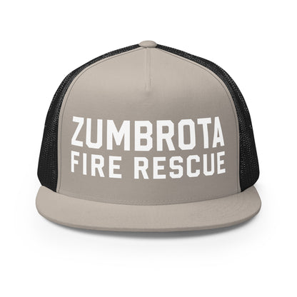 Performance | 5 Panel Trucker Cap | Zumbrota Fire Department | Vanguard Logo
