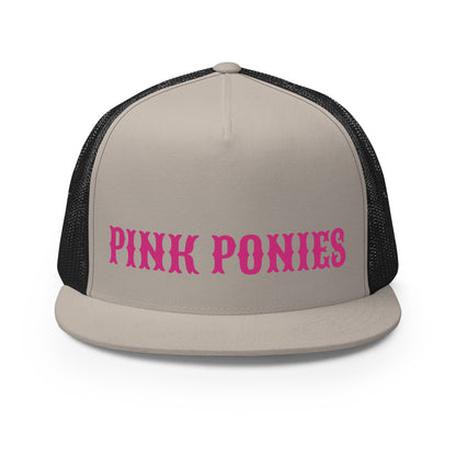 Performance | 5 Panel Trucker Cap | Pink Pony Athletic Club | Script Logo