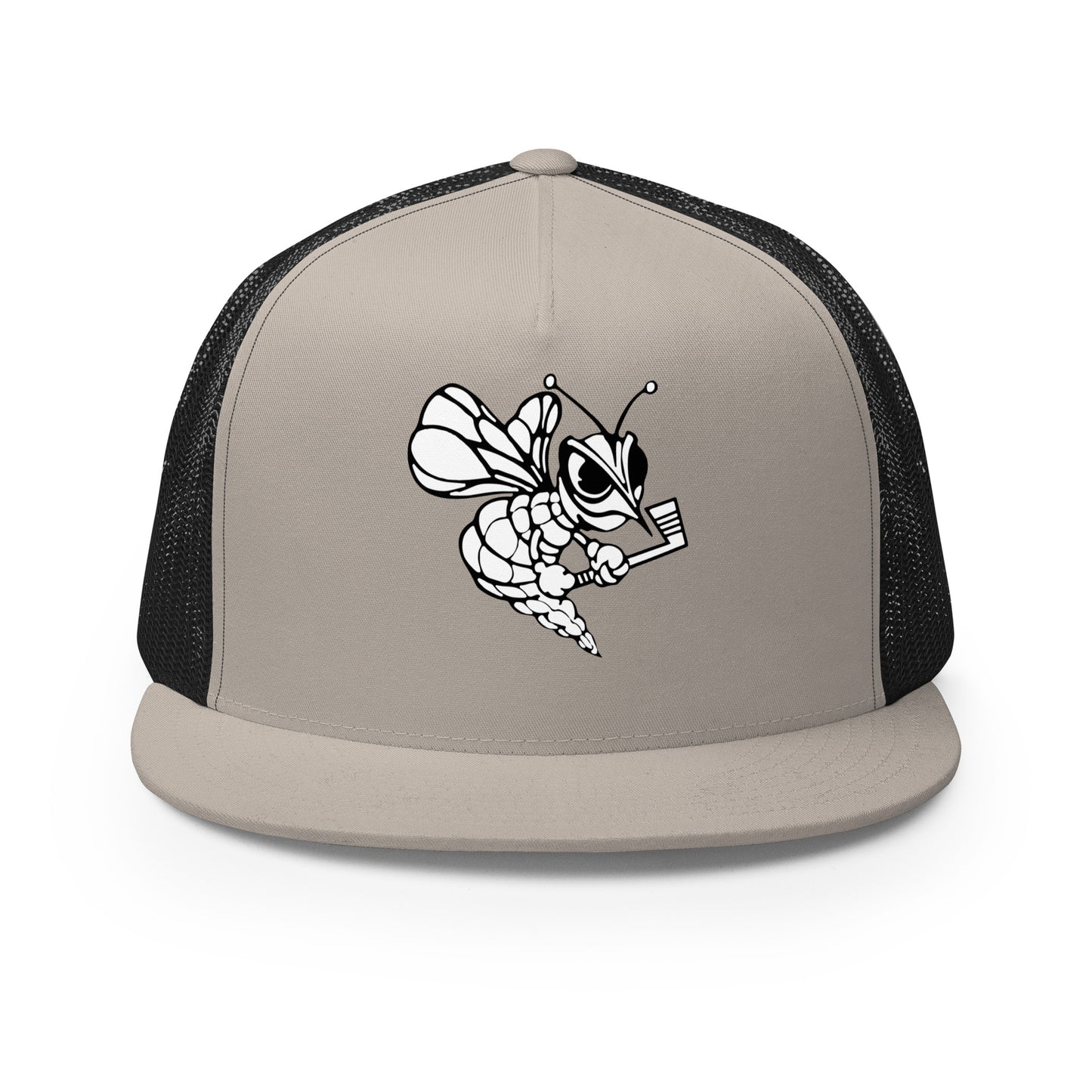 Performance | 5 Panel Trucker Cap | HORNETS | Mascot Logo