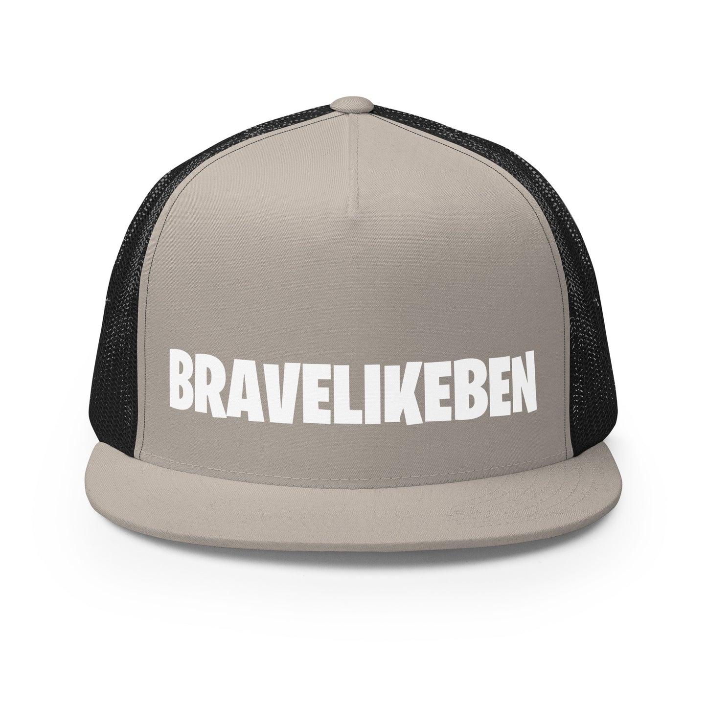 Performance | 5 Panel Trucker Cap | Brave Like Ben | Workmark Logo