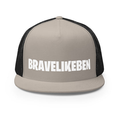 Performance | 5 Panel Trucker Cap | Brave Like Ben | Workmark Logo