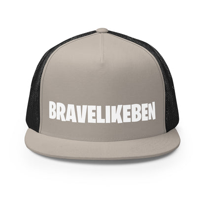 Performance | 5 Panel Trucker Cap | Brave Like Ben | Valor Lettering Logo