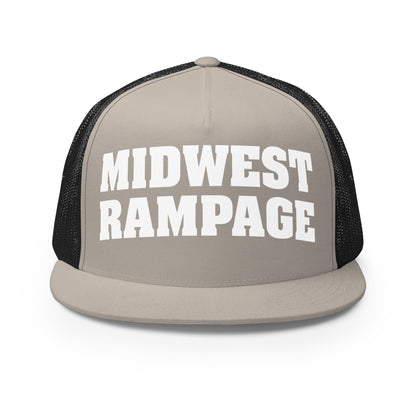 Performance | 5 Panel Trucker Cap | Midwest Rampage | Modern Script Logo