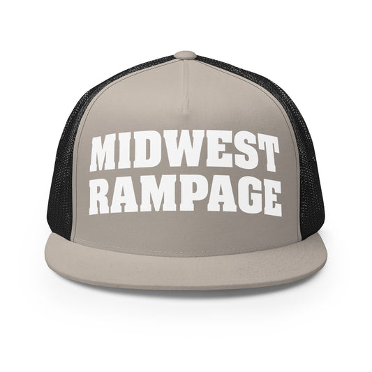 Performance | 5 Panel Trucker Cap | Midwest Rampage | Modern Script Logo