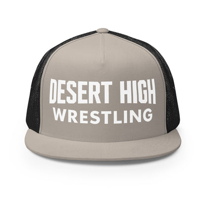 Performance | 5 Panel Trucker Cap | Desert High Scorpions | Modern Script Logo