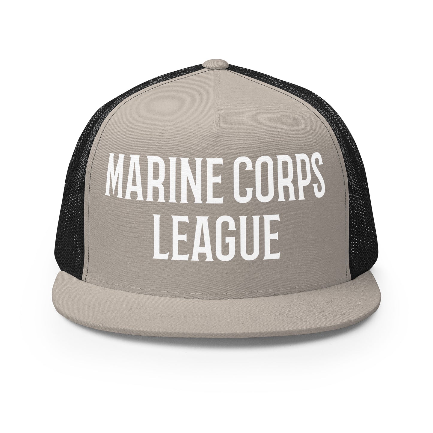 Performance | 5 Panel Trucker Cap | Marine Corps League kings County Det 455 | Crest Logo