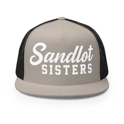 Performance | 5 Panel Trucker Cap | Sandlot Sisters | Script Logo