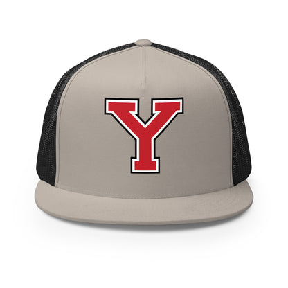 Performance | 5 Panel Trucker Cap | Yukon Student Council | Y-Mark Logo
