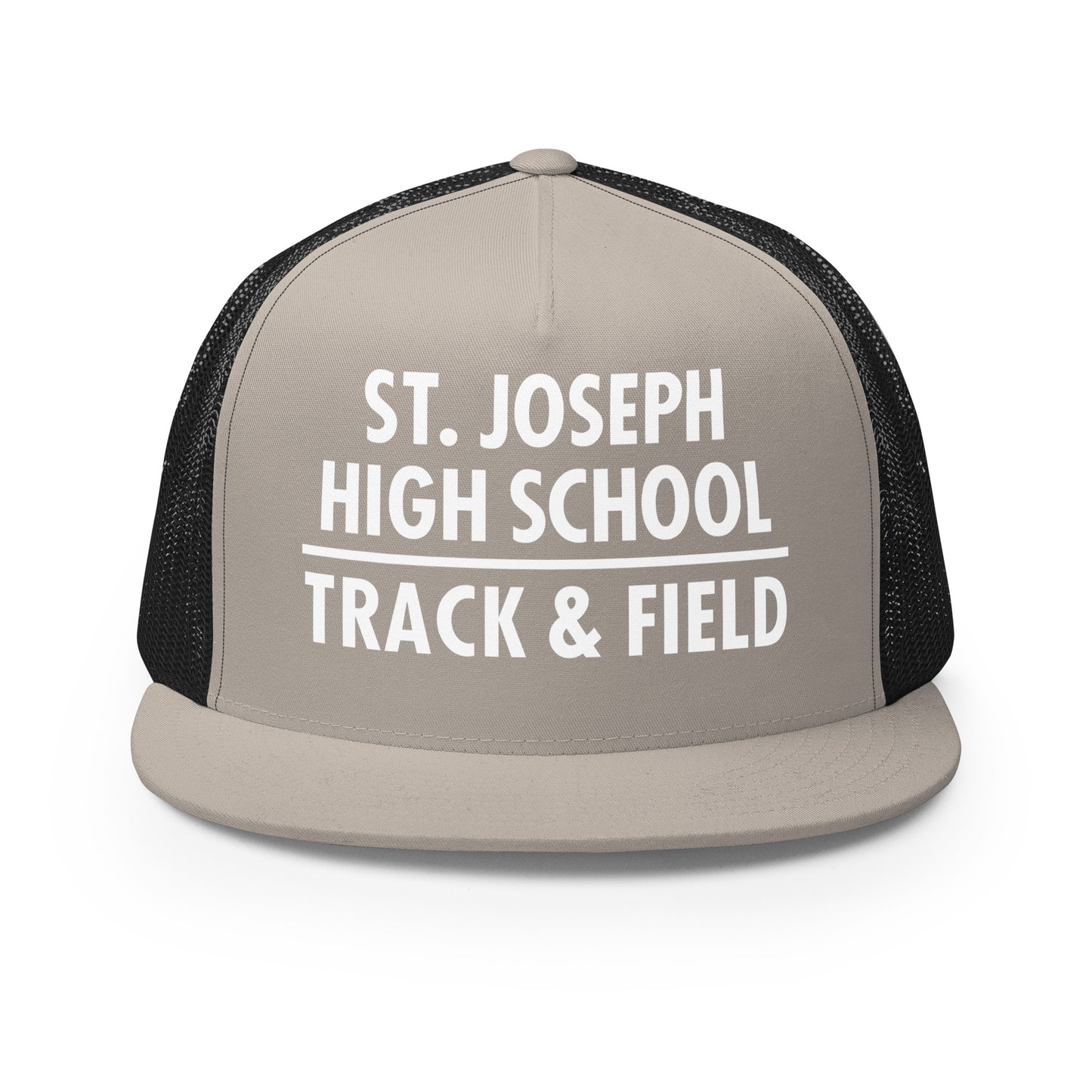 Performance | 5 Panel Trucker Cap | St. Joseph High School - Track & Field | Crest Logo