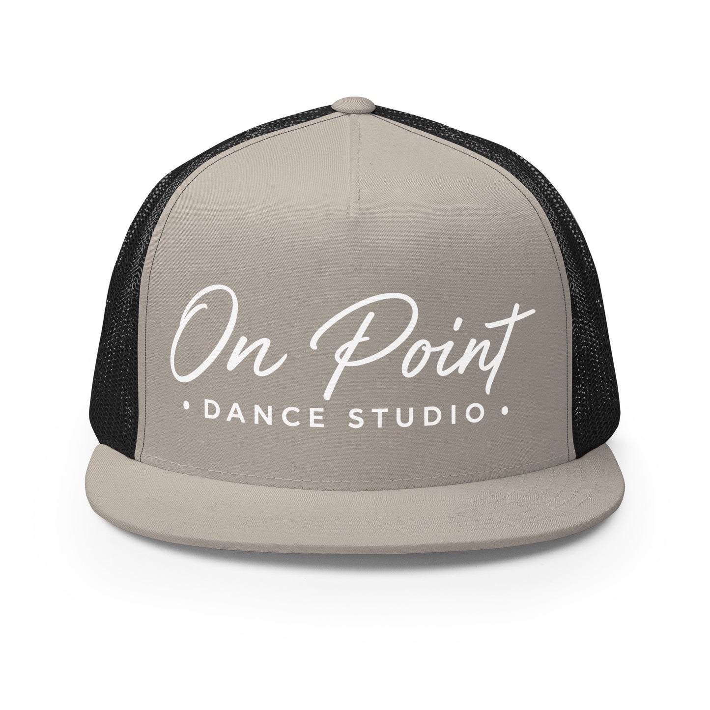 Performance | 5 Panel Trucker Cap | On Point Dance Studio | Modern Script Logo