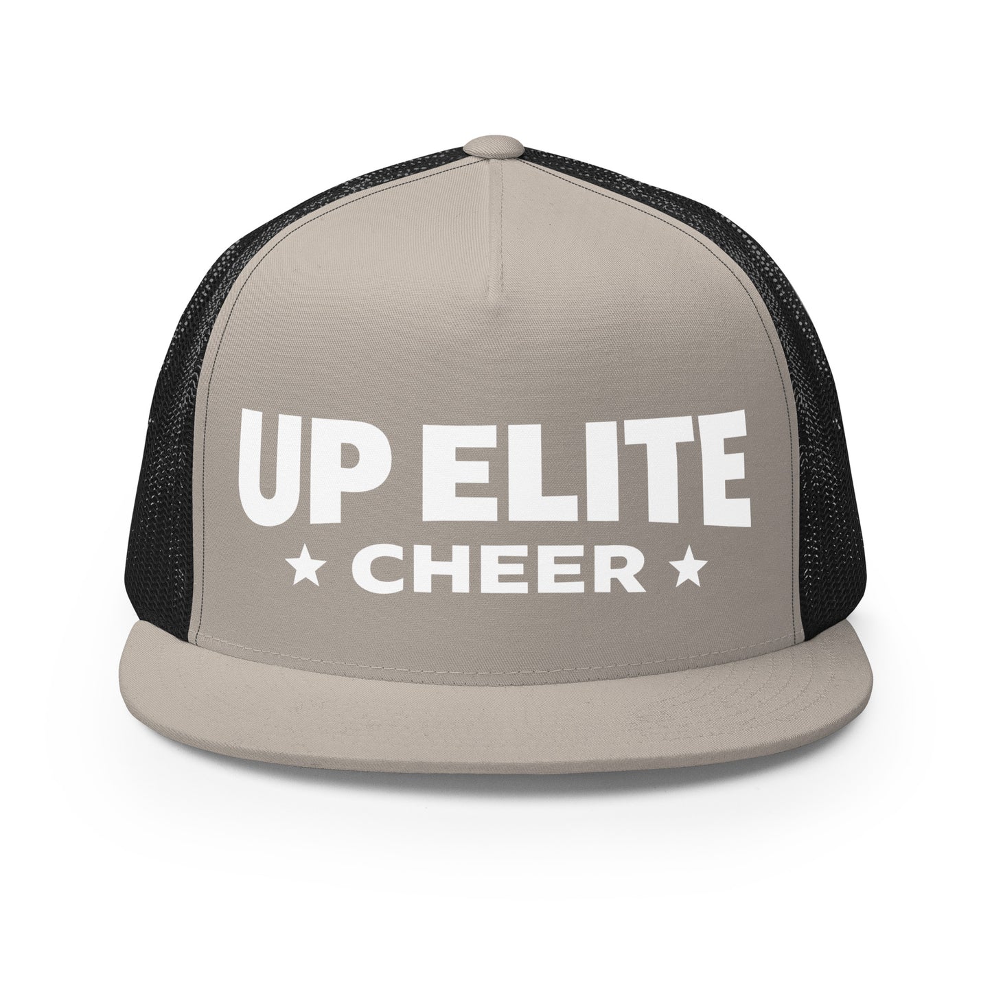 Performance | 5 Panel Trucker Cap | UP Elite Cheer | Script Logo