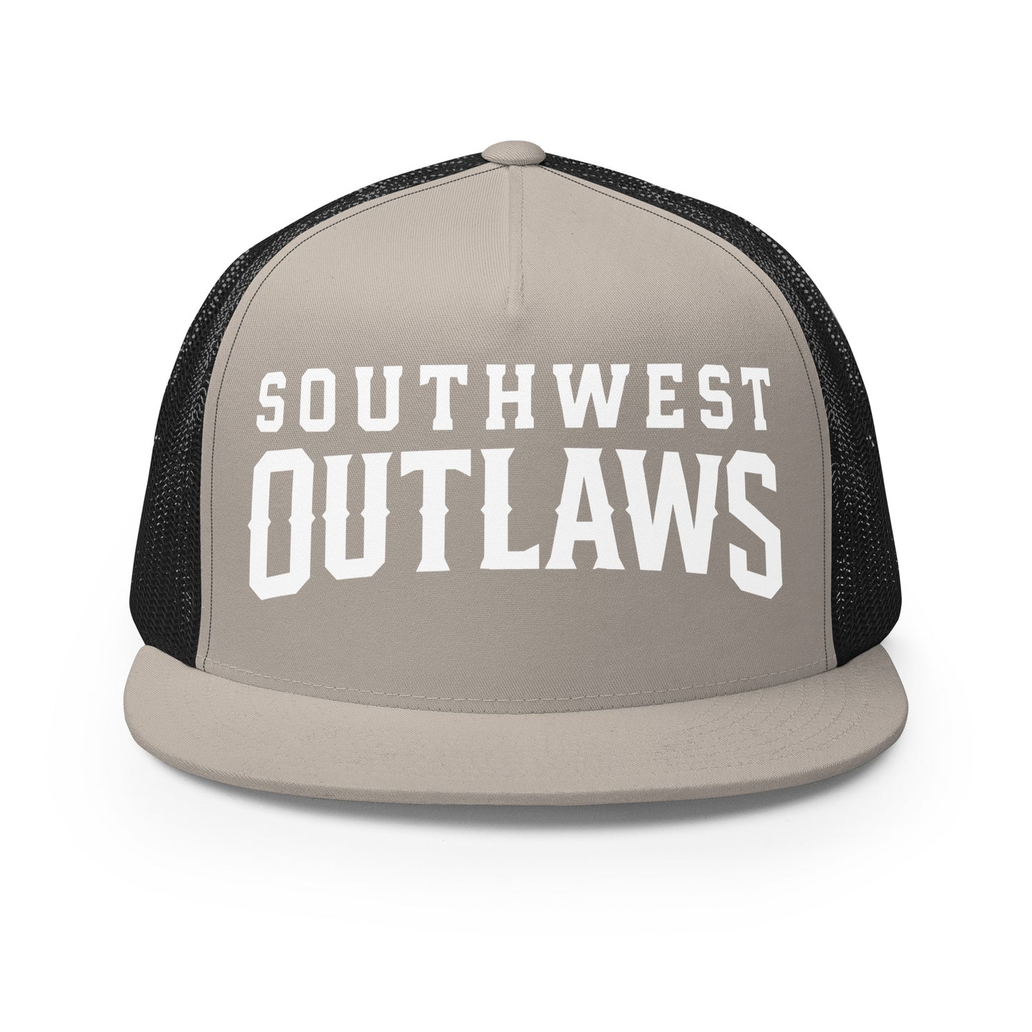 Performance | 5 Panel Trucker Cap | Southwest Outlaws | Crest Logo