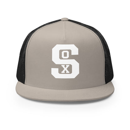 Performance | 5 Panel Trucker Cap | Greenville Sox | Valor Logo
