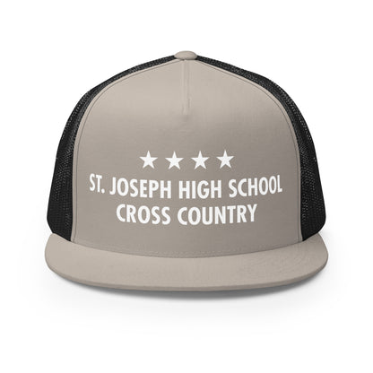 Performance | 5 Panel Trucker Cap | St. Joseph High School - Cross Country | Vanguard Logo