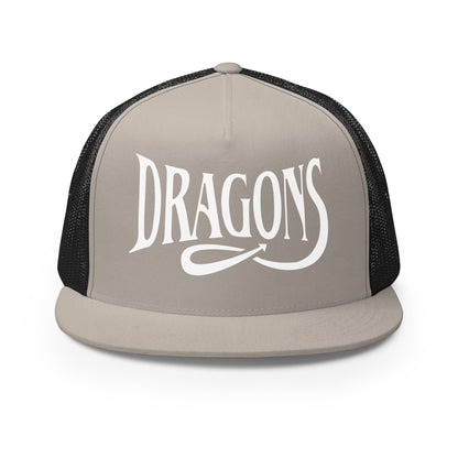 Performance | 5 Panel Trucker Cap | International Studies Middle School Volleyball | Crest Logo