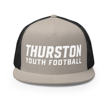 Performance | 5 Panel Trucker Cap | Thurston Youth Football | Crest Logo
