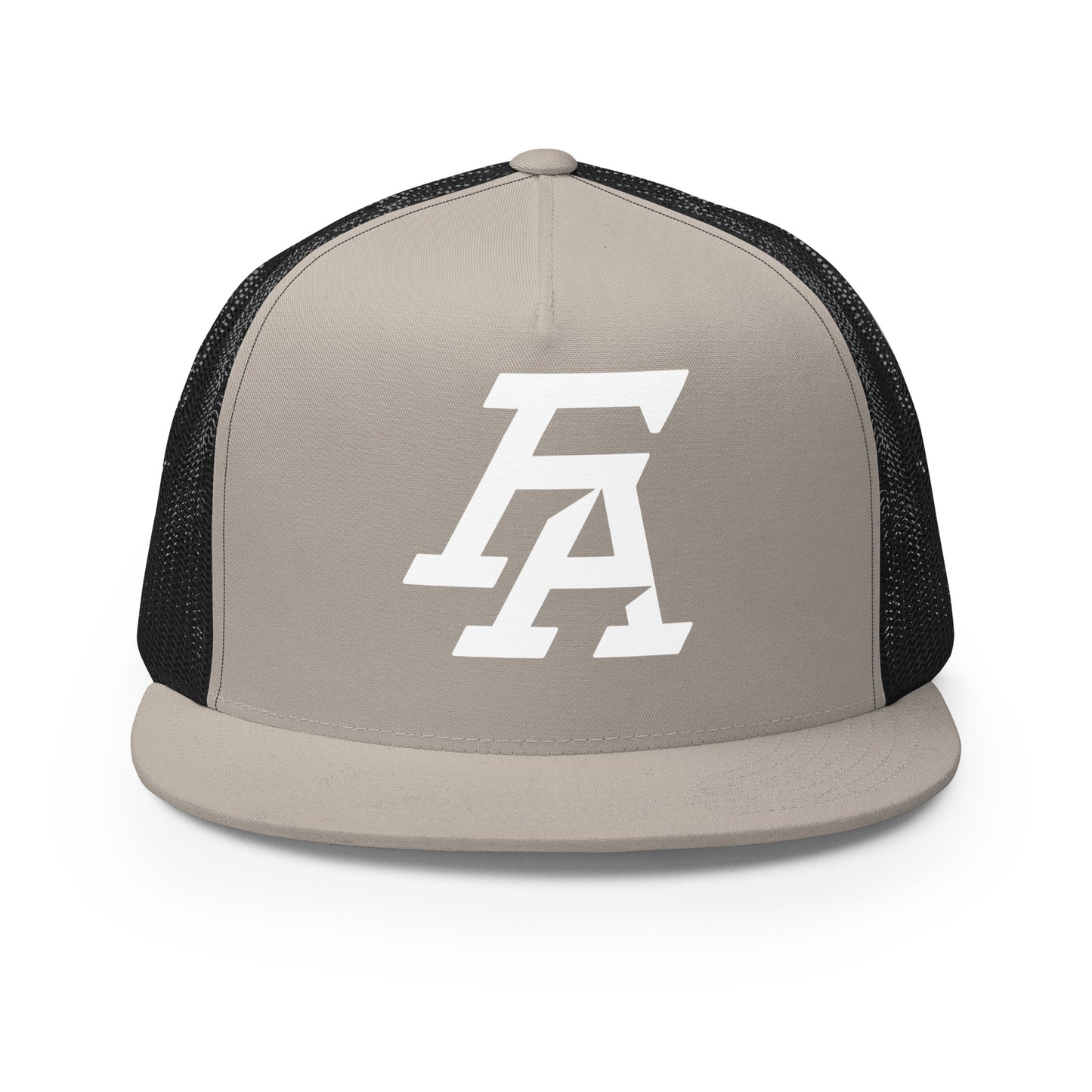 Performance | 5 Panel Trucker Cap | FA Basketball | Crest Logo