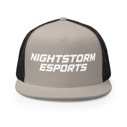 Performance | 5 Panel Trucker Cap | NightStorm Esports | Script Logo