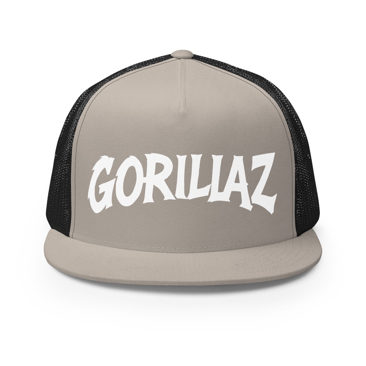 Performance | 5 Panel Trucker Cap | Gorillaz | Modern Script Logo