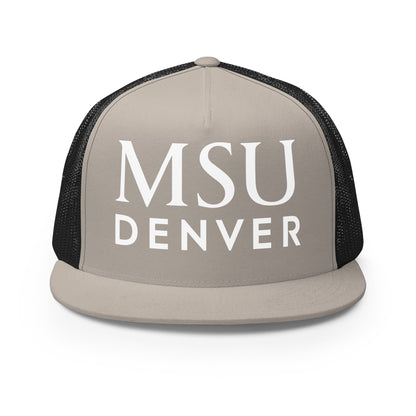 Performance | 5 Panel Trucker Cap | MSU Denver Dance Team | Titan Crest Logo