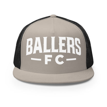 Performance | 5 Panel Trucker Cap | Ballers FC | Modern Script Logo