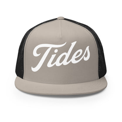 Performance | 5 Panel Trucker Cap | Long Island Tides Baseball | Athletics Logo