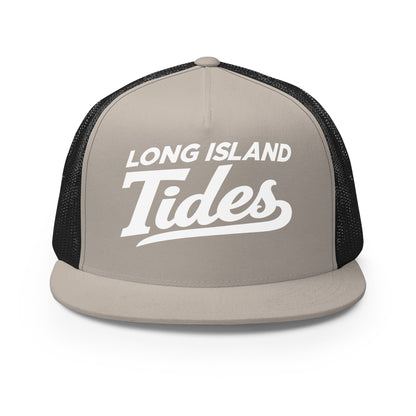 Performance | 5 Panel Trucker Cap | Long Island Tides Baseball | Vanguard Logo