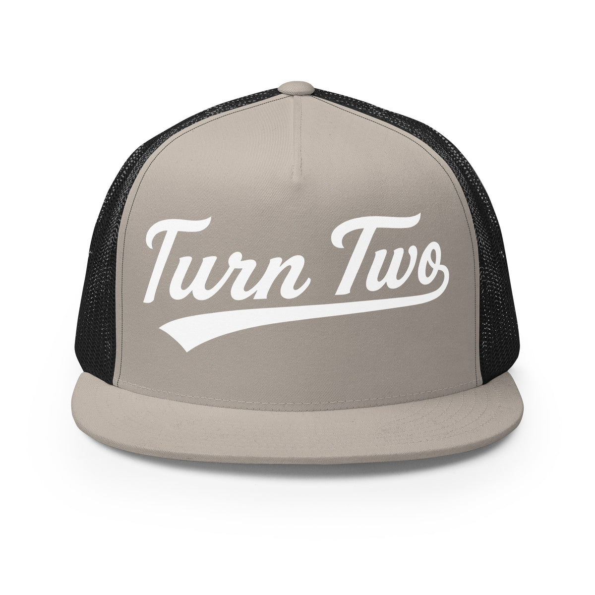 Performance | 5 Panel Trucker Cap | Texas Turn Two Baseball | Athletics Logo