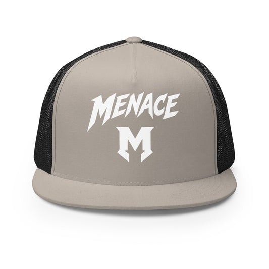 Performance | 5 Panel Trucker Cap | Mandan Menace | Crest Logo