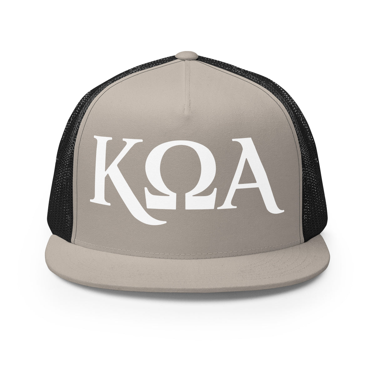 Performance | 5 Panel Trucker Cap | Kappa Omega Alpha | Crest Logo