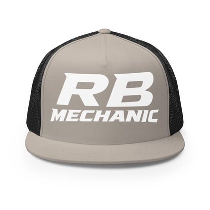 Performance | 5 Panel Trucker Cap | RB Mechanic | Lettermark Logo