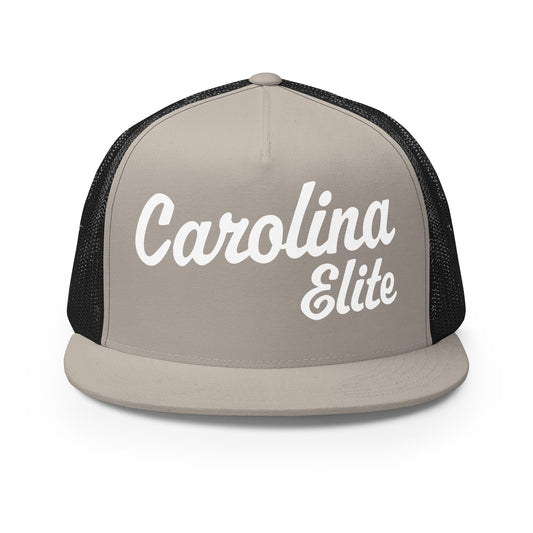 Performance | 5 Panel Trucker Cap | Carolina Elite-Shields | Modern Script Logo