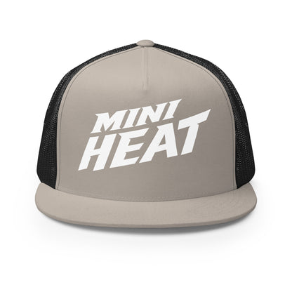 Performance | 5 Panel Trucker Cap | MINI HEAT | Crest Logo